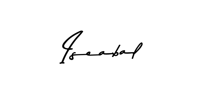 How to make Iseabal signature? Asem Kandis PERSONAL USE is a professional autograph style. Create handwritten signature for Iseabal name. Iseabal signature style 9 images and pictures png