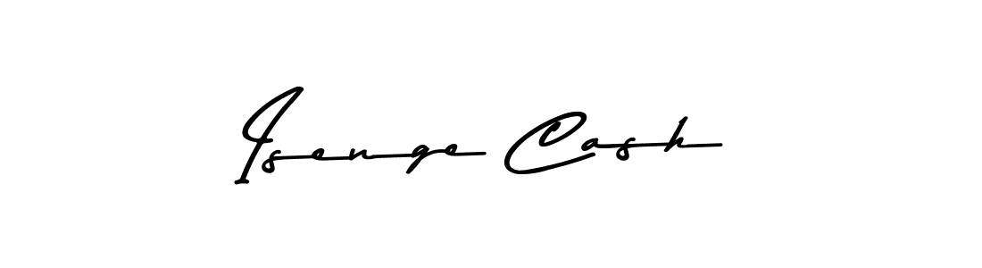 Use a signature maker to create a handwritten signature online. With this signature software, you can design (Asem Kandis PERSONAL USE) your own signature for name Isenge Cash. Isenge Cash signature style 9 images and pictures png