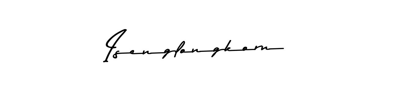 Isenglongkorn stylish signature style. Best Handwritten Sign (Asem Kandis PERSONAL USE) for my name. Handwritten Signature Collection Ideas for my name Isenglongkorn. Isenglongkorn signature style 9 images and pictures png