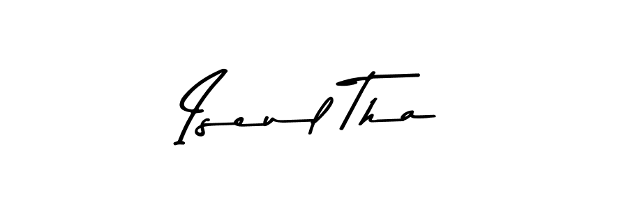 This is the best signature style for the Iseul Tha name. Also you like these signature font (Asem Kandis PERSONAL USE). Mix name signature. Iseul Tha signature style 9 images and pictures png