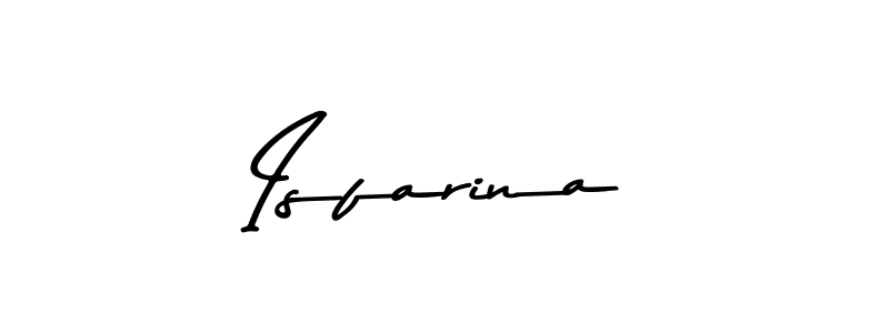 Also we have Isfarina name is the best signature style. Create professional handwritten signature collection using Asem Kandis PERSONAL USE autograph style. Isfarina signature style 9 images and pictures png