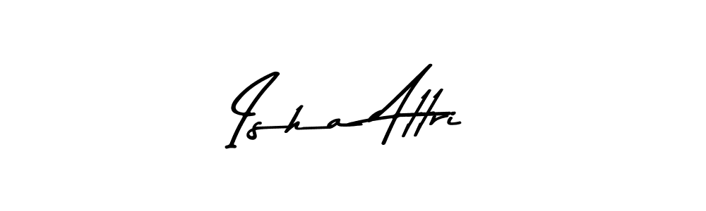 Use a signature maker to create a handwritten signature online. With this signature software, you can design (Asem Kandis PERSONAL USE) your own signature for name Isha Attri. Isha Attri signature style 9 images and pictures png