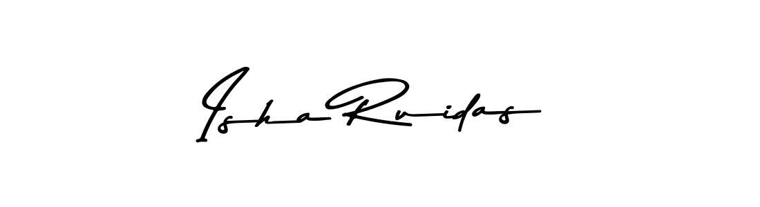 Also we have Isha Ruidas name is the best signature style. Create professional handwritten signature collection using Asem Kandis PERSONAL USE autograph style. Isha Ruidas signature style 9 images and pictures png