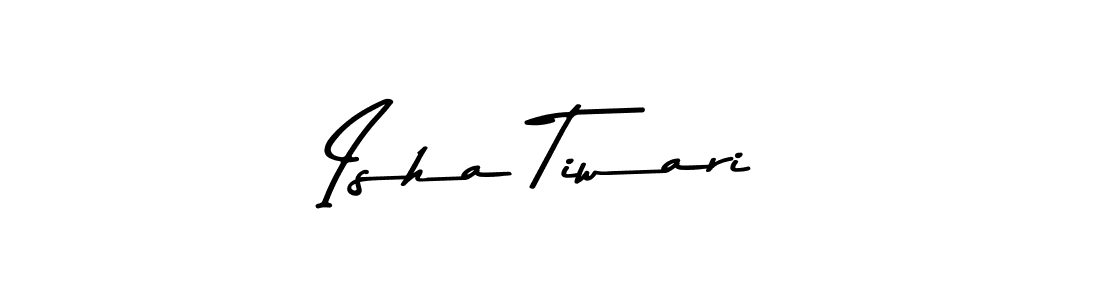 Create a beautiful signature design for name Isha Tiwari. With this signature (Asem Kandis PERSONAL USE) fonts, you can make a handwritten signature for free. Isha Tiwari signature style 9 images and pictures png