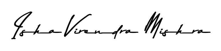 Explore multiple handwriting variations for Isha Virendra Mishra including this stunning Asem Kandis PERSONAL USE design. Free to use across all platforms. Isha Virendra Mishra signature style 9 images and pictures png