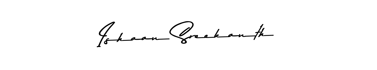 Similarly Asem Kandis PERSONAL USE is the best handwritten signature design. Signature creator online .You can use it as an online autograph creator for name Ishaan Sreekanth. Ishaan Sreekanth signature style 9 images and pictures png