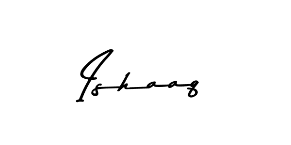 Make a beautiful signature design for name Ishaaq. With this signature (Asem Kandis PERSONAL USE) style, you can create a handwritten signature for free. Ishaaq signature style 9 images and pictures png