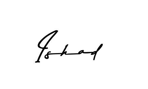 Ishad stylish signature style. Best Handwritten Sign (Asem Kandis PERSONAL USE) for my name. Handwritten Signature Collection Ideas for my name Ishad. Ishad signature style 9 images and pictures png