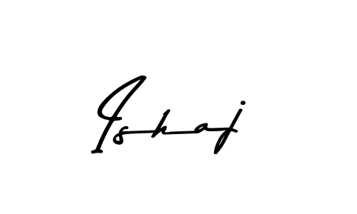 Design your own signature with our free online signature maker. With this signature software, you can create a handwritten (Asem Kandis PERSONAL USE) signature for name Ishaj. Ishaj signature style 9 images and pictures png