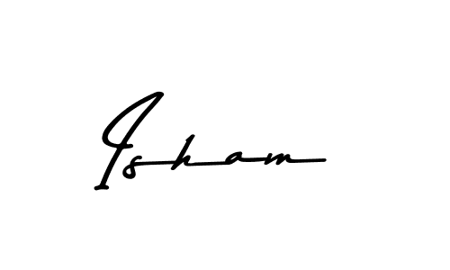 How to make Isham signature? Asem Kandis PERSONAL USE is a professional autograph style. Create handwritten signature for Isham name. Isham signature style 9 images and pictures png