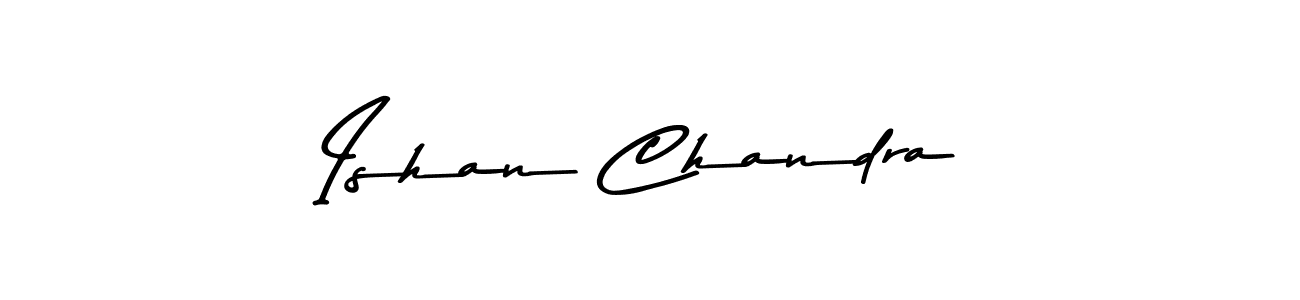 Design your own signature with our free online signature maker. With this signature software, you can create a handwritten (Asem Kandis PERSONAL USE) signature for name Ishan Chandra. Ishan Chandra signature style 9 images and pictures png