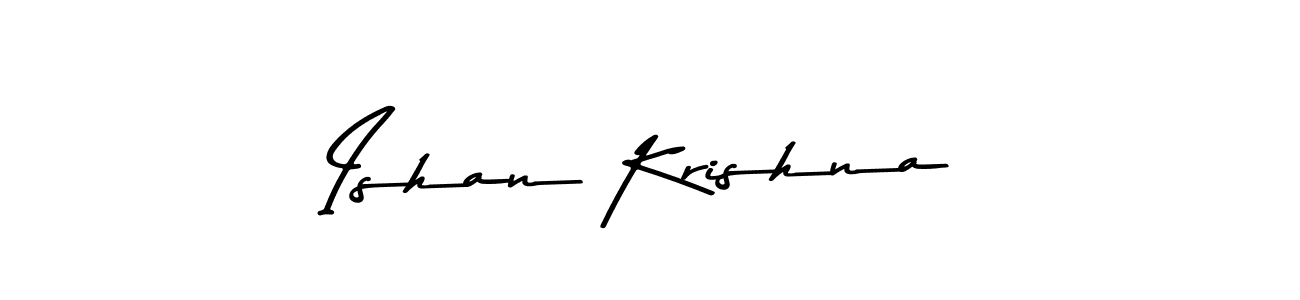 Ishan Krishna stylish signature style. Best Handwritten Sign (Asem Kandis PERSONAL USE) for my name. Handwritten Signature Collection Ideas for my name Ishan Krishna. Ishan Krishna signature style 9 images and pictures png