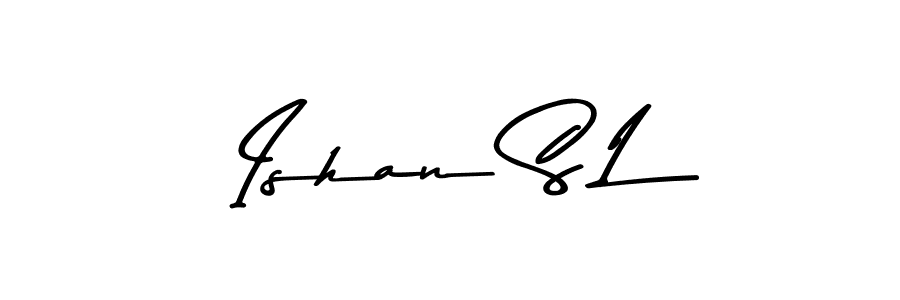 Make a beautiful signature design for name Ishan S L. Use this online signature maker to create a handwritten signature for free. Ishan S L signature style 9 images and pictures png