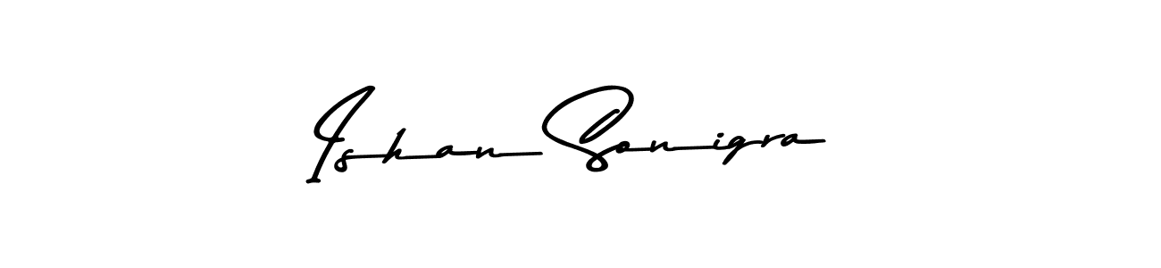 Design your own signature with our free online signature maker. With this signature software, you can create a handwritten (Asem Kandis PERSONAL USE) signature for name Ishan Sonigra. Ishan Sonigra signature style 9 images and pictures png