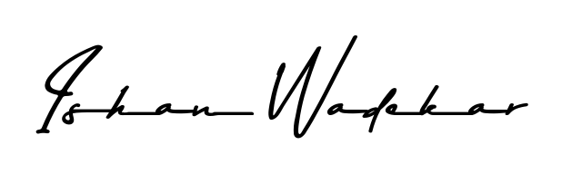 The Asem Kandis PERSONAL USE handwriting style adds charm and authenticity to name Ishan Wadekar. A wonderful choice for personal thank-you notes. Ishan Wadekar signature style 9 images and pictures png