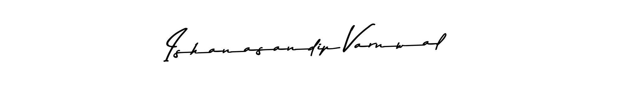 Design your own signature with our free online signature maker. With this signature software, you can create a handwritten (Asem Kandis PERSONAL USE) signature for name Ishanasandip Varnwal. Ishanasandip Varnwal signature style 9 images and pictures png