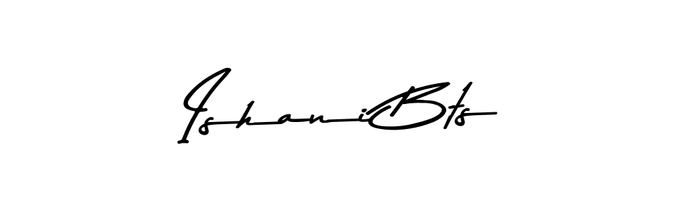 Similarly Asem Kandis PERSONAL USE is the best handwritten signature design. Signature creator online .You can use it as an online autograph creator for name Ishani Bts. Ishani Bts signature style 9 images and pictures png