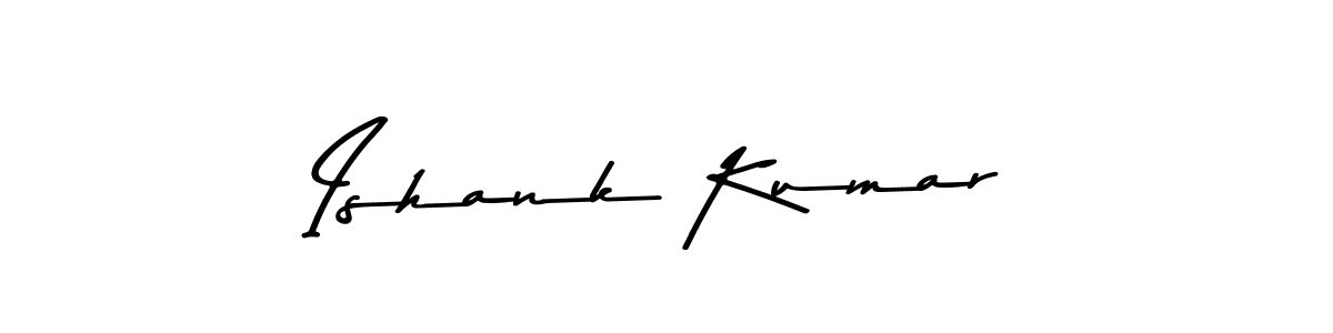 How to make Ishank Kumar signature? Asem Kandis PERSONAL USE is a professional autograph style. Create handwritten signature for Ishank Kumar name. Ishank Kumar signature style 9 images and pictures png