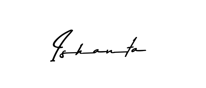 How to Draw Ishanta signature style? Asem Kandis PERSONAL USE is a latest design signature styles for name Ishanta. Ishanta signature style 9 images and pictures png