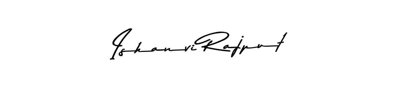 This is the best signature style for the Ishanvi Rajput name. Also you like these signature font (Asem Kandis PERSONAL USE). Mix name signature. Ishanvi Rajput signature style 9 images and pictures png