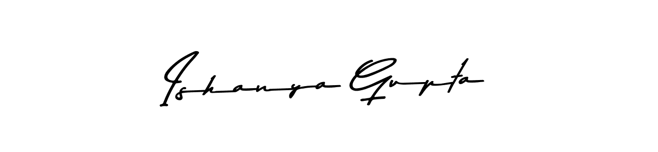 Also we have Ishanya Gupta name is the best signature style. Create professional handwritten signature collection using Asem Kandis PERSONAL USE autograph style. Ishanya Gupta signature style 9 images and pictures png