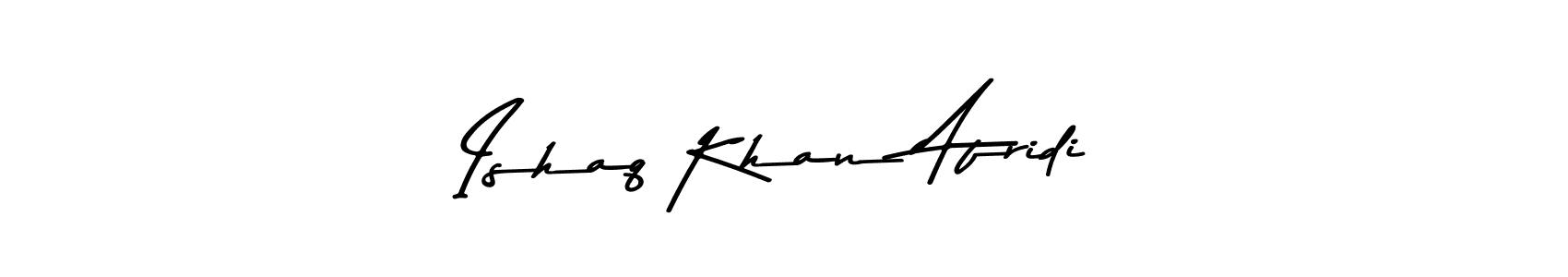 The best way (Asem Kandis PERSONAL USE) to make a short signature is to pick only two or three words in your name. The name Ishaq Khan Afridi include a total of six letters. For converting this name. Ishaq Khan Afridi signature style 9 images and pictures png