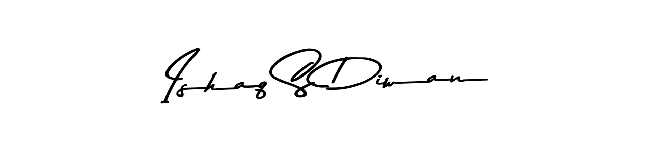 Design your own signature with our free online signature maker. With this signature software, you can create a handwritten (Asem Kandis PERSONAL USE) signature for name Ishaq S Diwan. Ishaq S Diwan signature style 9 images and pictures png