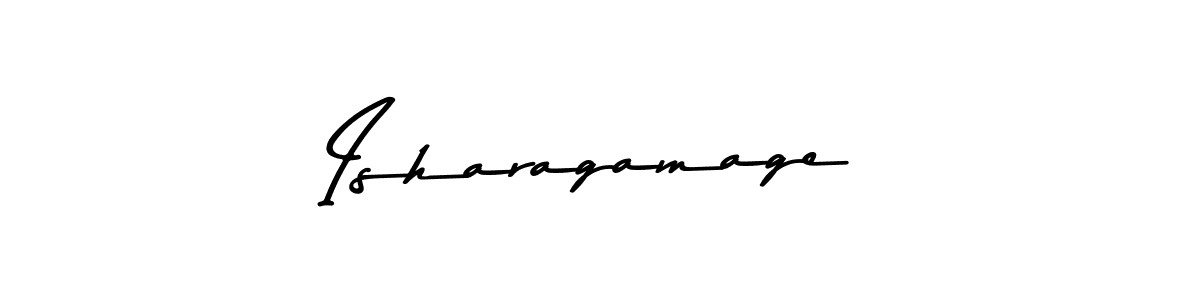 Use a signature maker to create a handwritten signature online. With this signature software, you can design (Asem Kandis PERSONAL USE) your own signature for name Isharagamage. Isharagamage signature style 9 images and pictures png