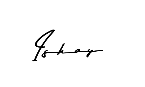 Make a beautiful signature design for name Ishay. With this signature (Asem Kandis PERSONAL USE) style, you can create a handwritten signature for free. Ishay signature style 9 images and pictures png