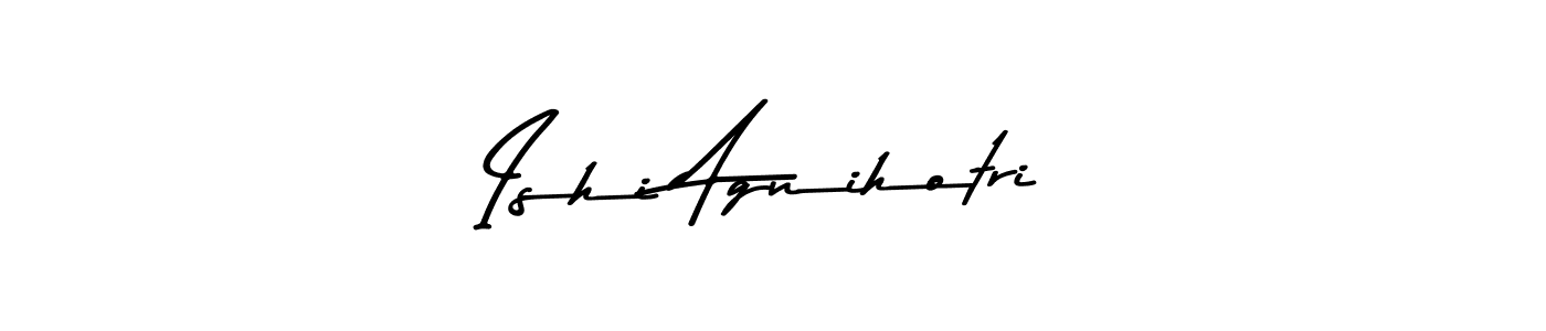 Also You can easily find your signature by using the search form. We will create Ishi Agnihotri name handwritten signature images for you free of cost using Asem Kandis PERSONAL USE sign style. Ishi Agnihotri signature style 9 images and pictures png