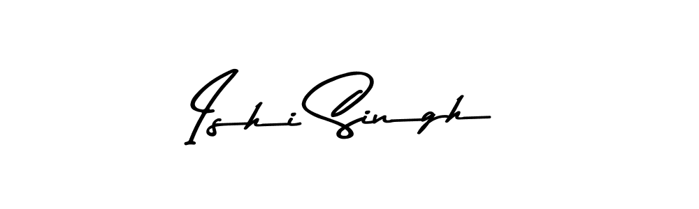 Create a beautiful signature design for name Ishi Singh. With this signature (Asem Kandis PERSONAL USE) fonts, you can make a handwritten signature for free. Ishi Singh signature style 9 images and pictures png