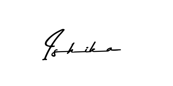 How to make Ishika signature? Asem Kandis PERSONAL USE is a professional autograph style. Create handwritten signature for Ishika name. Ishika signature style 9 images and pictures png