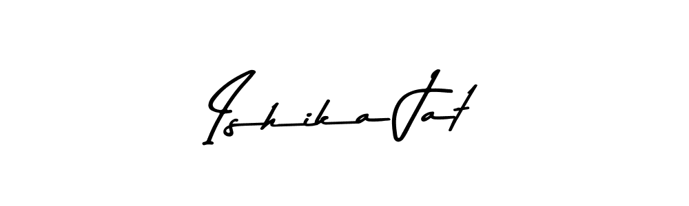 Also You can easily find your signature by using the search form. We will create Ishika Jat name handwritten signature images for you free of cost using Asem Kandis PERSONAL USE sign style. Ishika Jat signature style 9 images and pictures png