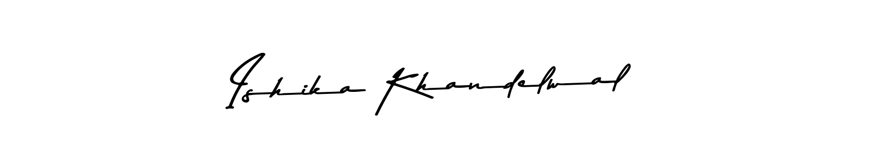 Similarly Asem Kandis PERSONAL USE is the best handwritten signature design. Signature creator online .You can use it as an online autograph creator for name Ishika Khandelwal. Ishika Khandelwal signature style 9 images and pictures png