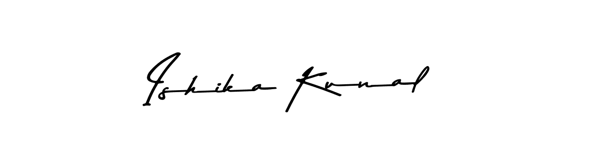 It looks lik you need a new signature style for name Ishika Kunal. Design unique handwritten (Asem Kandis PERSONAL USE) signature with our free signature maker in just a few clicks. Ishika Kunal signature style 9 images and pictures png