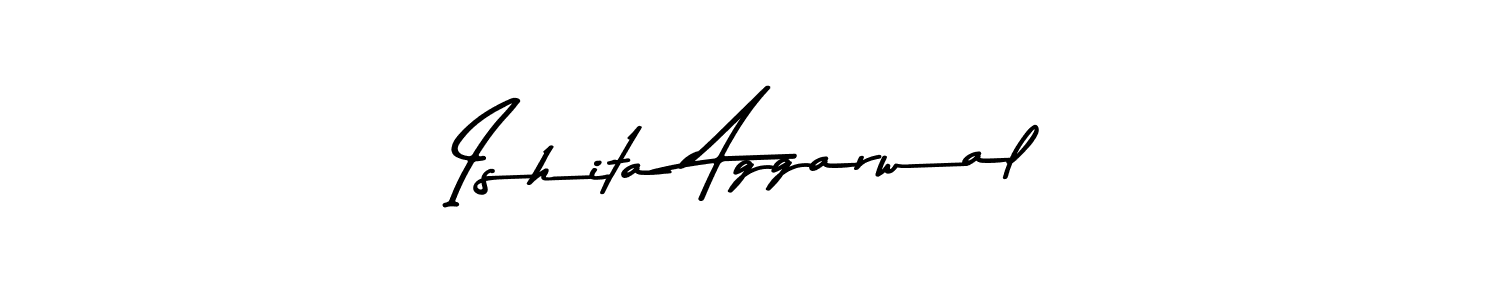 if you are searching for the best signature style for your name Ishita Aggarwal. so please give up your signature search. here we have designed multiple signature styles  using Asem Kandis PERSONAL USE. Ishita Aggarwal signature style 9 images and pictures png