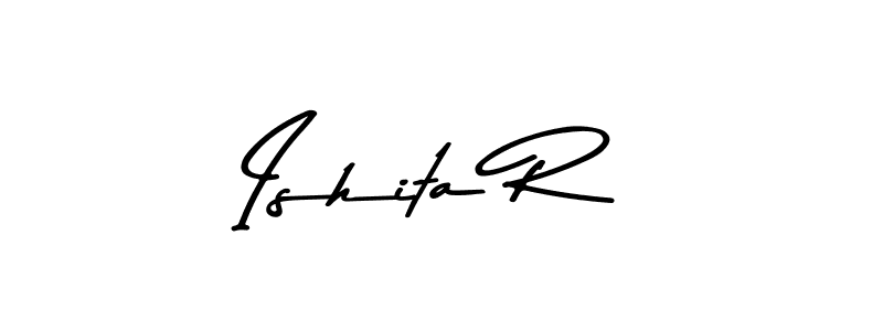 Also You can easily find your signature by using the search form. We will create Ishita R name handwritten signature images for you free of cost using Asem Kandis PERSONAL USE sign style. Ishita R signature style 9 images and pictures png