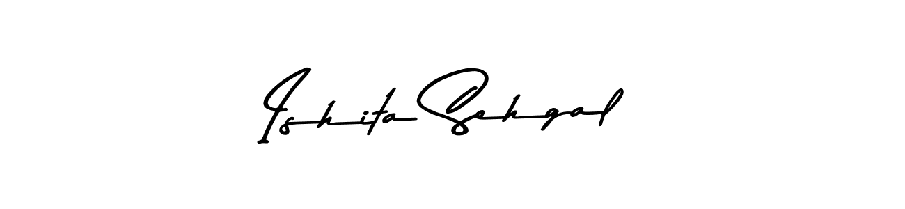 How to make Ishita Sehgal signature? Asem Kandis PERSONAL USE is a professional autograph style. Create handwritten signature for Ishita Sehgal name. Ishita Sehgal signature style 9 images and pictures png