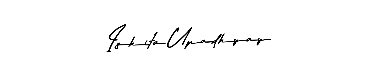 You should practise on your own different ways (Asem Kandis PERSONAL USE) to write your name (Ishita Upadhyay) in signature. don't let someone else do it for you. Ishita Upadhyay signature style 9 images and pictures png