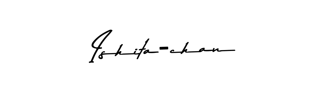 Use a signature maker to create a handwritten signature online. With this signature software, you can design (Asem Kandis PERSONAL USE) your own signature for name Ishita-chan. Ishita-chan signature style 9 images and pictures png
