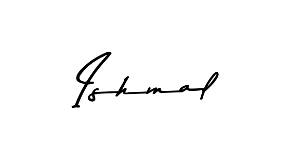 Make a beautiful signature design for name Ishmal. With this signature (Asem Kandis PERSONAL USE) style, you can create a handwritten signature for free. Ishmal signature style 9 images and pictures png