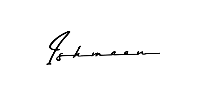 Ishmeen stylish signature style. Best Handwritten Sign (Asem Kandis PERSONAL USE) for my name. Handwritten Signature Collection Ideas for my name Ishmeen. Ishmeen signature style 9 images and pictures png