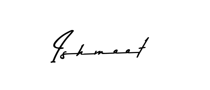 Create a beautiful signature design for name Ishmeet. With this signature (Asem Kandis PERSONAL USE) fonts, you can make a handwritten signature for free. Ishmeet signature style 9 images and pictures png