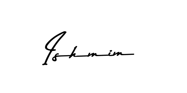 Design your own signature with our free online signature maker. With this signature software, you can create a handwritten (Asem Kandis PERSONAL USE) signature for name Ishmim. Ishmim signature style 9 images and pictures png