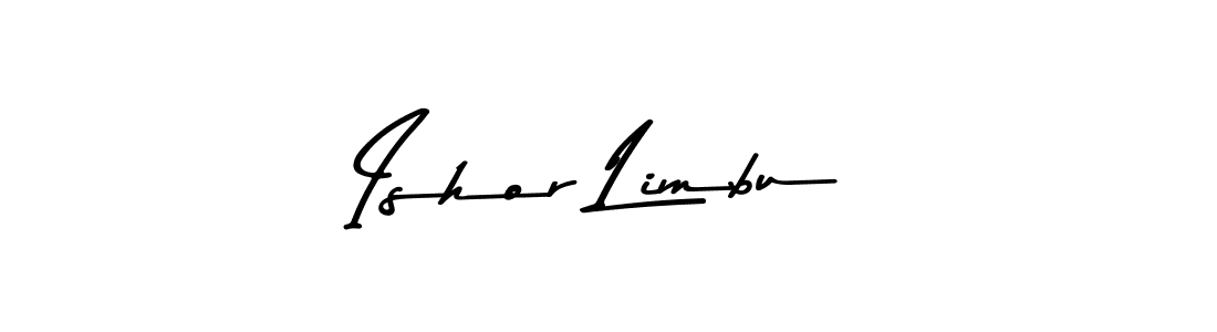 Ishor Limbu stylish signature style. Best Handwritten Sign (Asem Kandis PERSONAL USE) for my name. Handwritten Signature Collection Ideas for my name Ishor Limbu. Ishor Limbu signature style 9 images and pictures png