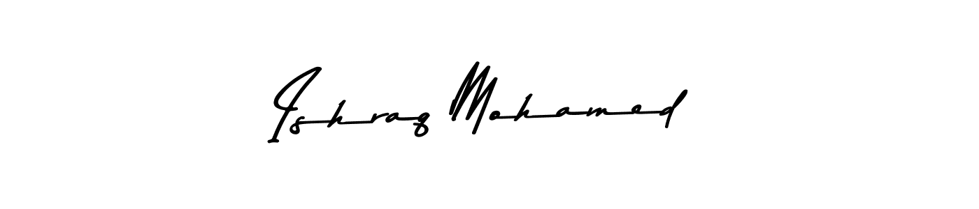 Similarly Asem Kandis PERSONAL USE is the best handwritten signature design. Signature creator online .You can use it as an online autograph creator for name Ishraq Mohamed. Ishraq Mohamed signature style 9 images and pictures png