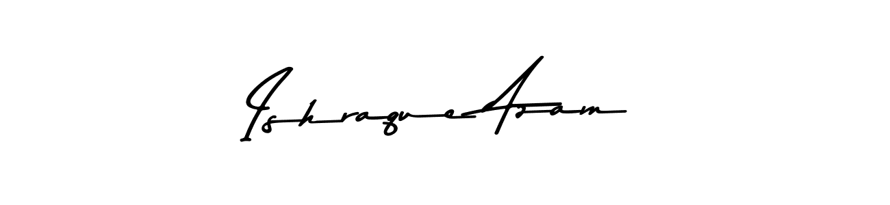 It looks lik you need a new signature style for name Ishraque Azam. Design unique handwritten (Asem Kandis PERSONAL USE) signature with our free signature maker in just a few clicks. Ishraque Azam signature style 9 images and pictures png