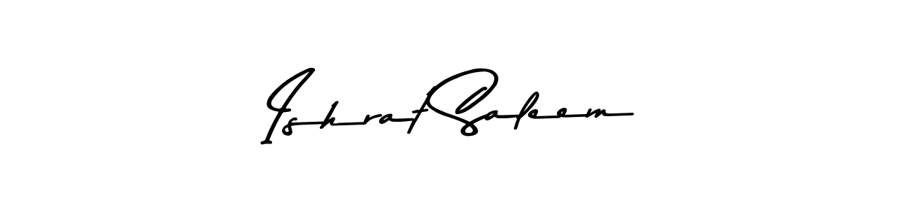 It looks lik you need a new signature style for name Ishrat Saleem. Design unique handwritten (Asem Kandis PERSONAL USE) signature with our free signature maker in just a few clicks. Ishrat Saleem signature style 9 images and pictures png