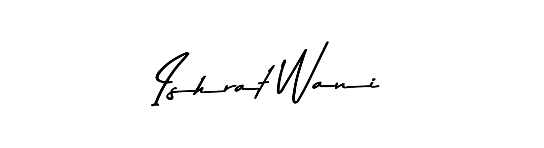 It looks lik you need a new signature style for name Ishrat Wani. Design unique handwritten (Asem Kandis PERSONAL USE) signature with our free signature maker in just a few clicks. Ishrat Wani signature style 9 images and pictures png