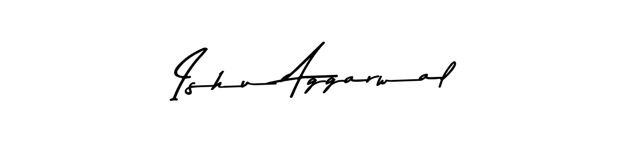 if you are searching for the best signature style for your name Ishu Aggarwal. so please give up your signature search. here we have designed multiple signature styles  using Asem Kandis PERSONAL USE. Ishu Aggarwal signature style 9 images and pictures png